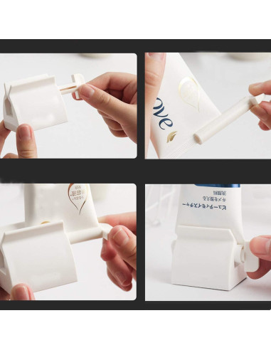 Soporte exprimidor de tubo de pasta de dientes SCStyle ABS