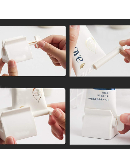 Soporte exprimidor de tubo de pasta de dientes SCStyle ABS