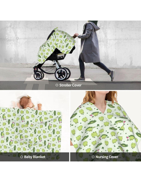 Funda de Asiento para Bebé Yobvec Rana 100x70cm Multiuso