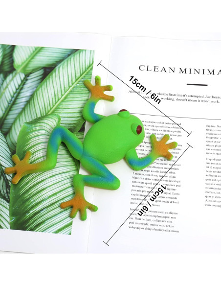 5 Piezas Juguetes de Rana Realista Lohoee 15x15 cm