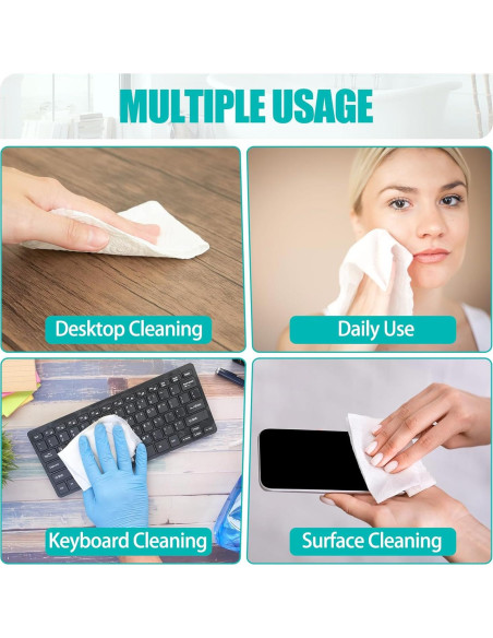 200 Toallitas Comprimidas Desechables Khrgovd 20x22cm Viaje