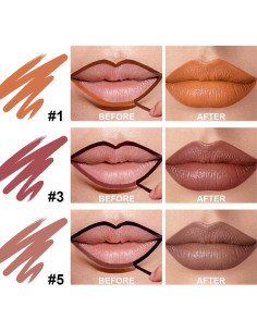 Kit de Lápiz Labial Peel Off GLSFACE - 3 Colores Mate 2