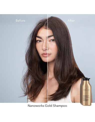 Champú Pureology Nanoworks Gold 50 ml - Cabello Seco y Tratado