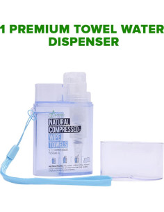 Toallitas Faciales Desechables Compactas BAMBOEARTH 100 Unidades 2