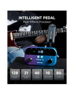 MOOER M1 Procesador de Efectos para Guitarra y Bajo 2
