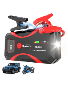 Arrancador de Batería Scstartx QD-208 2000A 12V Portátil