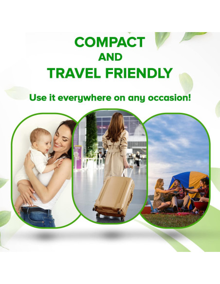 Toallitas Faciales Desechables Compactas BAMBOEARTH 100 Unidades