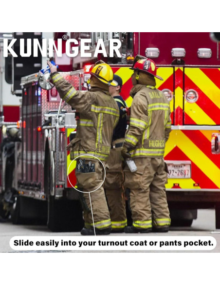 Bolsa de Herramientas KUNN para Bomberos 4 Bolsillos Negra