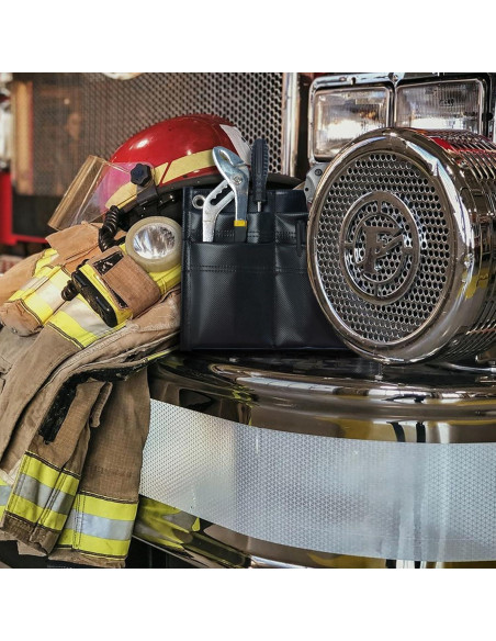 Bolsa de Herramientas KUNN para Bomberos 4 Bolsillos Negra