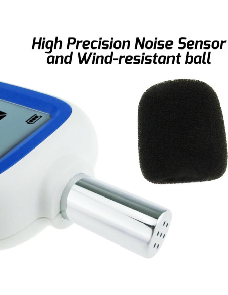 Medidor de Decibelios Bluetooth Gain Express SLM-30B 30-130dBA