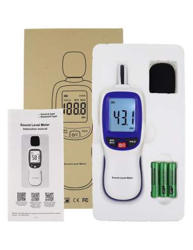 Medidor de Decibelios Bluetooth Gain Express SLM-30B 30-130dBA