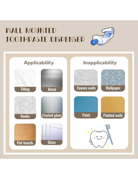 Dispensador Automático de Pasta de Dientes WREWING Blanco Dispensador Automático de Pasta de Dientes WREWING Blanco
