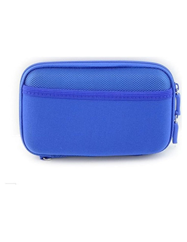 Estuche de viaje duro Cecety para kit de diabetes Azul