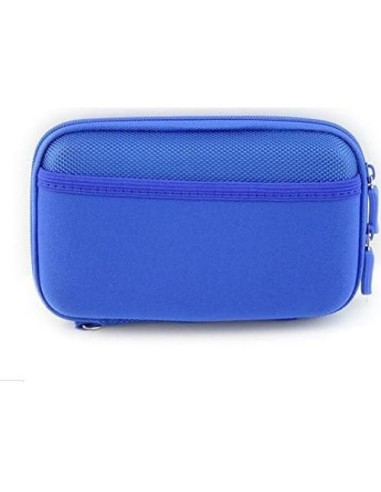 Estuche de viaje duro Cecety para kit de diabetes Azul