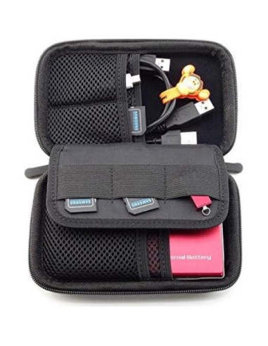 Estuche de viaje duro Cecety para kit de diabetes Azul