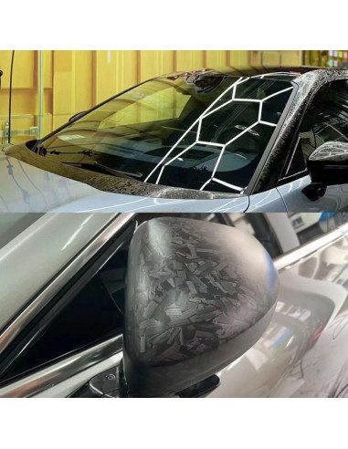 Envoltura de Vinilo Lypumso 30.48x152.4cm Carbono Negro