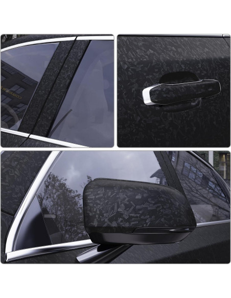 Envoltura de Vinilo Lypumso 30.48x152.4cm Carbono Negro