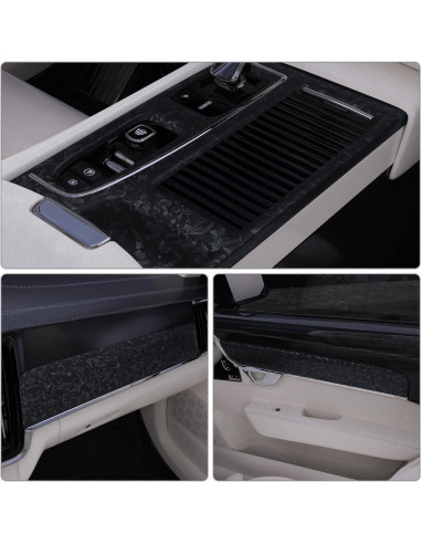 Envoltura de Vinilo Lypumso 30.48x152.4cm Carbono Negro