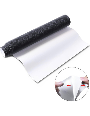 Envoltura de Vinilo Lypumso 30.48x152.4cm Carbono Negro