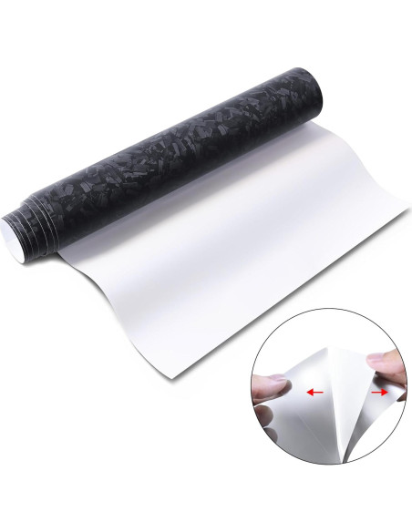 Envoltura de Vinilo Lypumso 30.48x152.4cm Carbono Negro