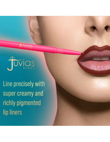 Lápiz Labial Juvia's Place Luxe Brownie - Mate Larga Duración