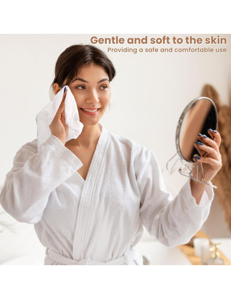 200 Toallas Comprimidas de Algodón Covzoe - Higiénicas y Suaves