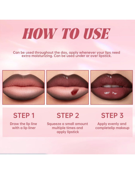 Set de Brillo Labial Nutritivo y Lápiz Labial Marrón - 32g Set de Brillo Labial Nutritivo y Lápiz Labial Marrón - 32g