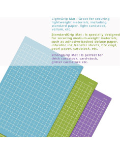 Mats de Corte ReArt para Cricut Joy Xtra - 3 Paquetes Variados 2