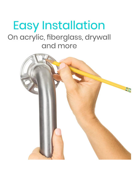 Barra de Agarre Vive Acero Inoxidable 30.48 cm 200 kg