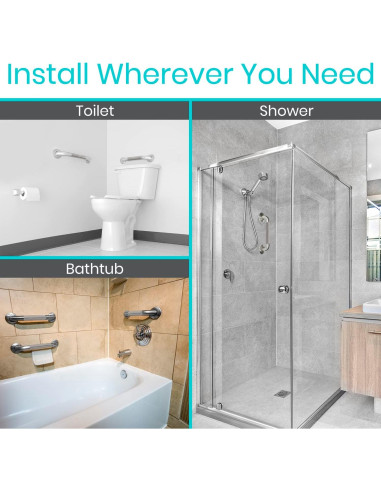 Barra de Agarre Vive Acero Inoxidable 30.48 cm 200 kg