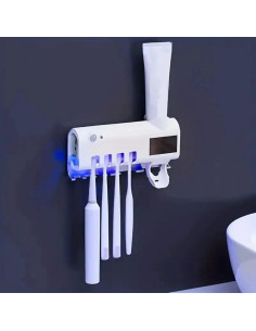 Dispensador Automático de Pasta de Dientes Genérico con Luz UV 2