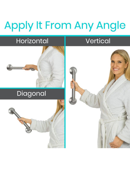 Barra de Agarre Vive Acero Inoxidable 30.48 cm 200 kg