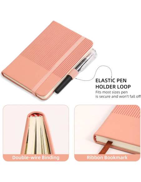 Cuadernos de Bolsillo BOBO RABBIT 3 Paquete Tapa Dura A6