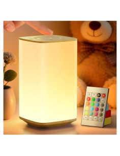 Luz Nocturna Táctil Auxmir 4000mAh RGB Regulable 256 Colores