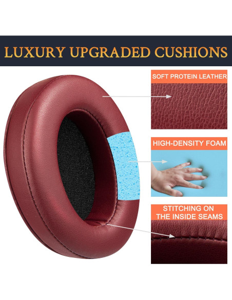 Almohadillas de Cuero SOULWIT para Auriculares Universales