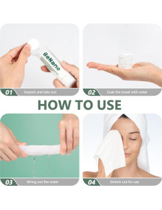 Toallitas Comprimidas Premium Benano 140 Pcs Biodegradables 2