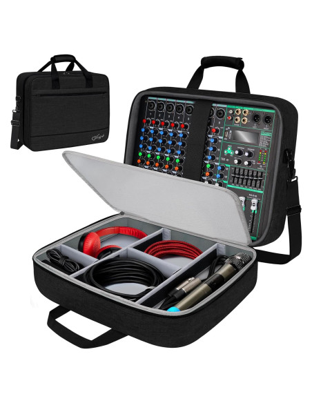Estuche para Mezclador de Audio SNIGJAT 39.37x33.02cm Negro