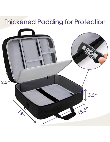 Estuche para Mezclador de Audio SNIGJAT 39.37x33.02cm Negro