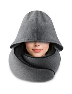 Almohada de Viaje MIAGLACE AirTraveler Hood - Espuma de Memoria 2