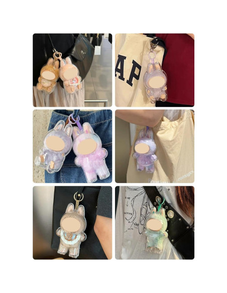 Funda Protectora Hekisace para Labubu - Caja Dura Transparente