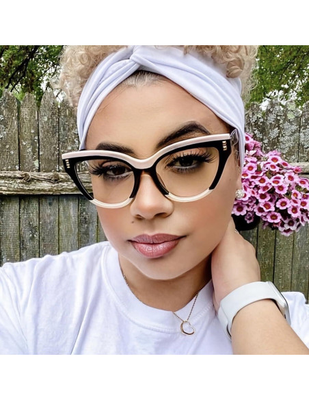 Paquete de 3 Gafas de Ojo de Gato Sin Prescripción para Mujeres