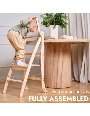 Taburete Plegable Montessori Goodevas Beige 88 cm para Niños