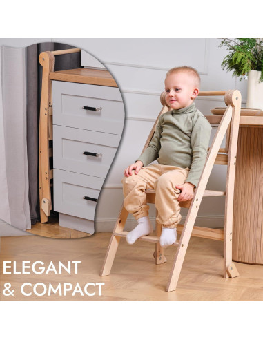 Taburete Plegable Montessori Goodevas Beige 88 cm para Niños