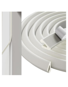 Cinta Aislante de Espuma Autoadhesiva Cuysfead 6m Blanco