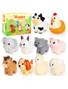 Juguete de Emparejamiento de Animales FQKIOMY 10 Piezas 1-3 Años