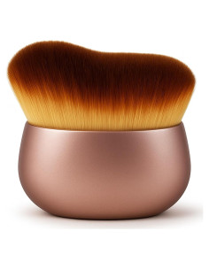Brocha Kabuki para Autobronceador GOERTI Rosa - Aplicador Sin Rayas