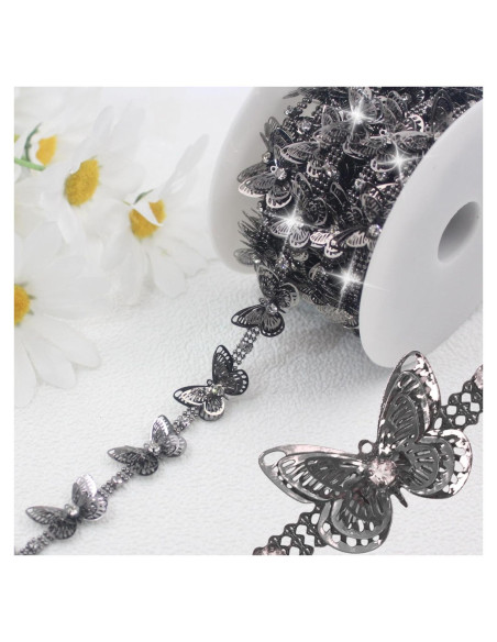 Cadena de Rincones de Mariposa Negra Pearly Jun 0.91m