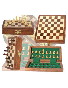 Juego de Ajedrez de Viaje Magnético ChessBazar 18x18 cm