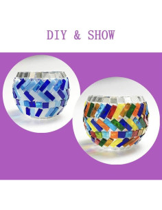 Tira de Vidrio Templado BTMIEY 0.7x2.1 cm Rojo 200g 2