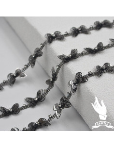 Cadena de Rincones de Mariposa Negra Pearly Jun 0.91m 2